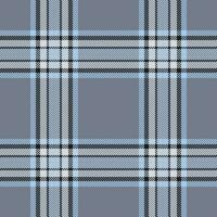 Plaid seamless pattern. Check fabric texture. Vector textile print.