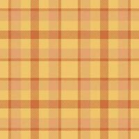 Plaid seamless pattern. Check fabric texture. Vector textile print.