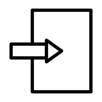 Exit Icon Design vector