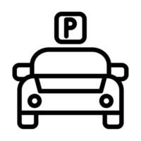 Parking Icon Design vector