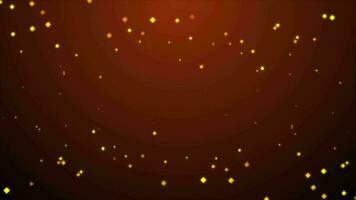 Falling and Rising Square Orange Particle Animation Background video