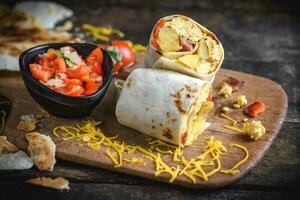 Tortilla wrap sandwich photo