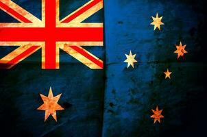 australiano bandera antecedentes foto