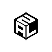 ALN letter logo design in illustration. Vector logo, calligraphy designs for logo, Poster, Invitation, etc.