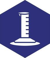 Graduated Cylinder Vector Icon design