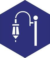 Street Lamp Vector Icon design