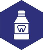 Mouthwash Vector Icon design