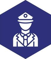 Police Officer Vector Icon design