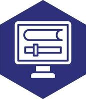 Online Lecture Vector Icon design