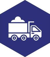 Dump Truck Vector Icon design