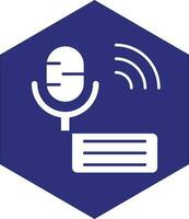 Podcast Vector Icon design
