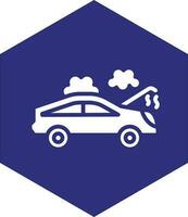 Broken Car Vector Icon design