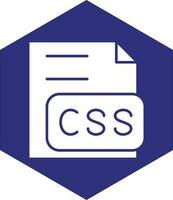 CSS File Vector Icon design