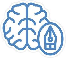 Design Thinking Vector Icon Style