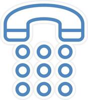 Phone Dial Vector Icon Style
