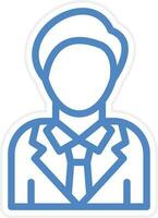 Lawyer Vector Icon Style