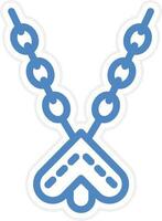 Necklace Vector Icon Style