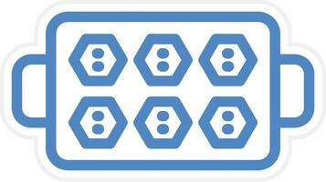 Baking Tray Vector Icon Style