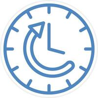 Time Loop Vector Icon Style