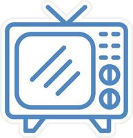 televisión vector icono estilo