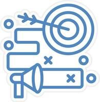 Marketing Strategy Vector Icon Style