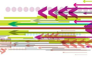 Abstract Graphics Vector Art, Isolated Background.