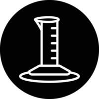 Graduated Cylinder Vector Icon Design