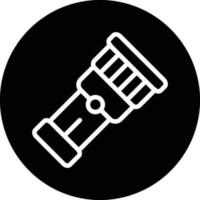 Flashlight Vector Icon Design