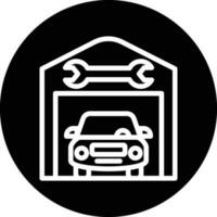 Service Station Vector Icon Design