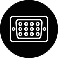 Vga Port Vector Icon Design