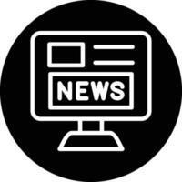 News Portal Vector Icon Design