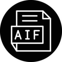 aif vector icono diseño