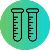 Test Tubes Vector Icon Design