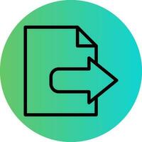 Export Vector Icon Design