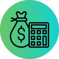 Budget Vector Icon Design