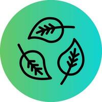 Leaf Recycle Vector Icon Design