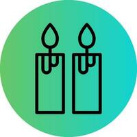 Candle Vector Icon Design