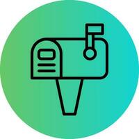 Mailbox Vector Icon Design