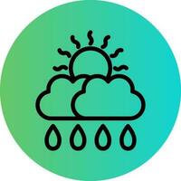 Drizzle Vector Icon Design