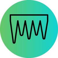 Icicle Vector Icon Design
