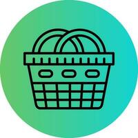 Shopping Basket Vector Icon Design
