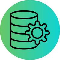Data Management Vector Icon Design
