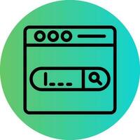 Search Bar Vector Icon Design