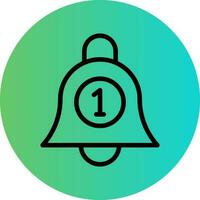 Notification Bell Vector Icon Design