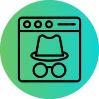 Incognito Vector Icon Design