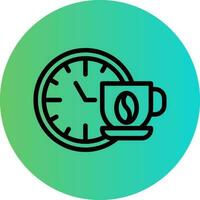 Coffee Time Vector Icon Design