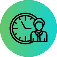 Working Hours Vector Icon Design