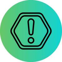 Warning Vector Icon Design