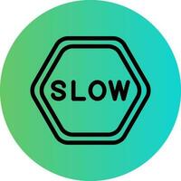 Slow Vector Icon Design