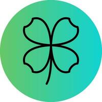 Clover Vector Icon Design